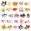50pcs Goldfish Graffiti Stickers Waterproof Decorative Graffiti Stickers