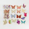 30 Pcs Gliding Butterfly Fairy Tales Transparent Decorative Decals For Phone Laptop Waterbottle Planner Diary Journal Scrapbook