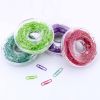300 Pcs Purple Binder Clips Paper Clips Office plating Desk Accessories Bookmark