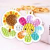 5D Diamond Painting Stickers Kits for Kids Arts and Crafts, Cartoon Stickers Stick Paint with Diamonds by Numbers, 15Pcs Cute Garden Animals Series, E