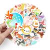 50pcs Goldfish Graffiti Stickers Waterproof Decorative Graffiti Stickers