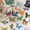 80 Pcs Elegant Butterfly Stickers PET Transparent Decorative Decals For Phone Laptop Waterbottle Planner Diary Journal Scrapbook