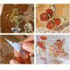 30 Pcs Gliding Butterfly Fairy Tales Transparent Decorative Decals For Phone Laptop Waterbottle Planner Diary Journal Scrapbook