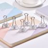 12 Pcs Metal Binder Clips/Paper Clips/Binders Animal Pattern Office Accessories