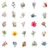 50pcs Ins Style Flowers Series Graffiti Waterproof Stickers DIY Creative Toys,DIY Decoration Materials