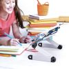 Adjustable Height Laptop Desk Laptop Stand for Bed Portable Lap Desk Foldable Table Workstation Notebook RiserErgonomic Computer Tray Reading Holder B