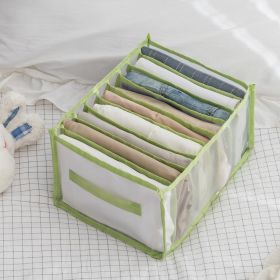 Underwear Storage Box Non-woven Fabric (Option: Green-36x17x12)