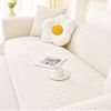 Cream style sofa cover all-in-one new 2024 all-season universal anti cat scratch elastic thickened universal sofa cover cover