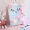 Girls Notebook Diary With Lock And Keys Cute Plush Cat Journal Notebook